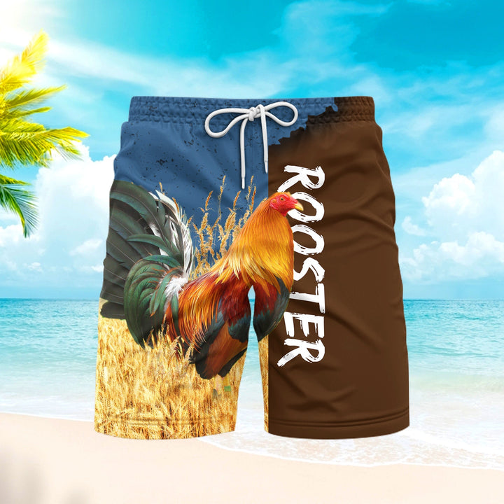 Rooster Beach Shorts For Men