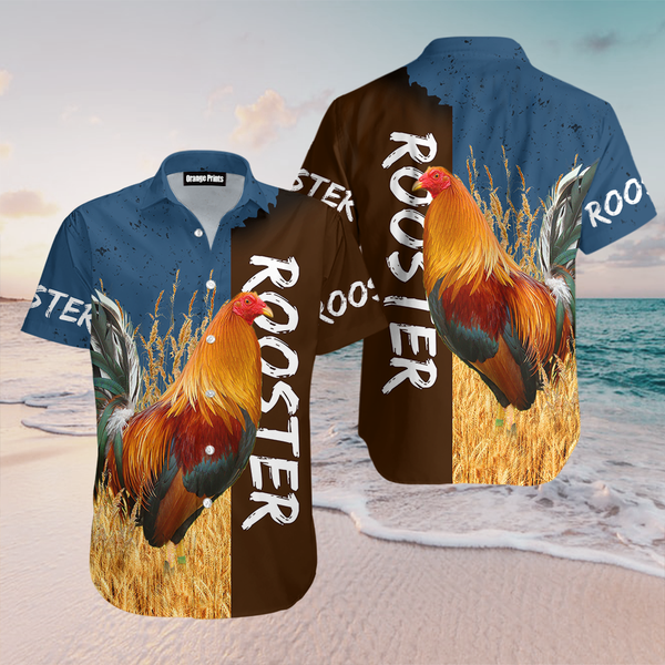 Rooster Hawaiian Shirt For Men & Women