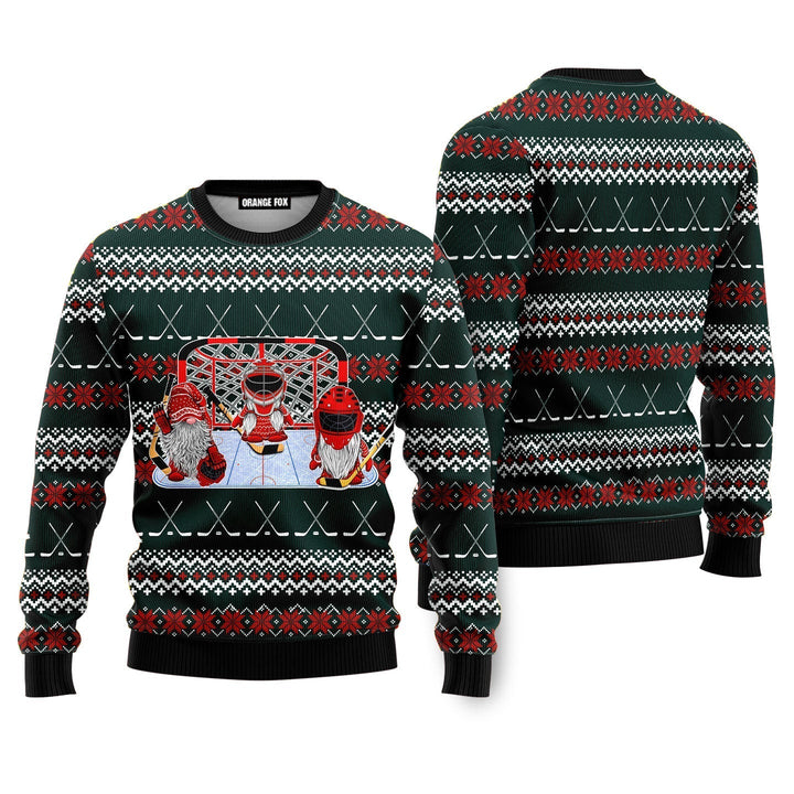 Santa Hockey Ugly Christmas Sweater For Men & Women