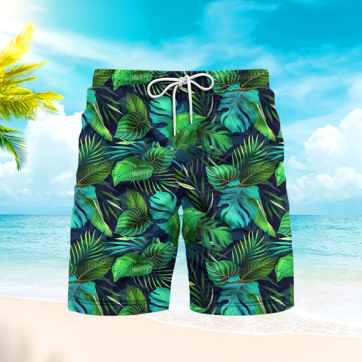 Sausages And Beer Big Set Of Barbeque Party Food Beach Shorts For Men