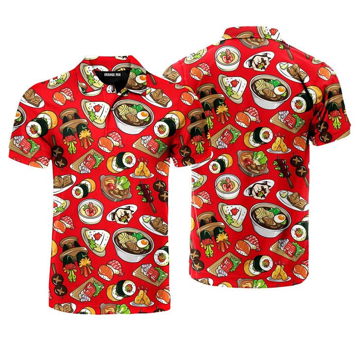 Sushi High Feeling Style Polo Shirt For Men