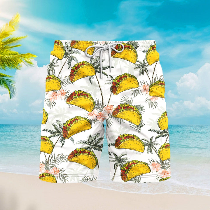 Taco Tropical Beach Shorts For Men