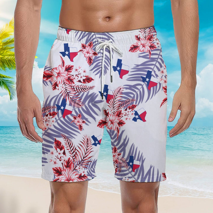 Texas Summer Beach Shorts For Men