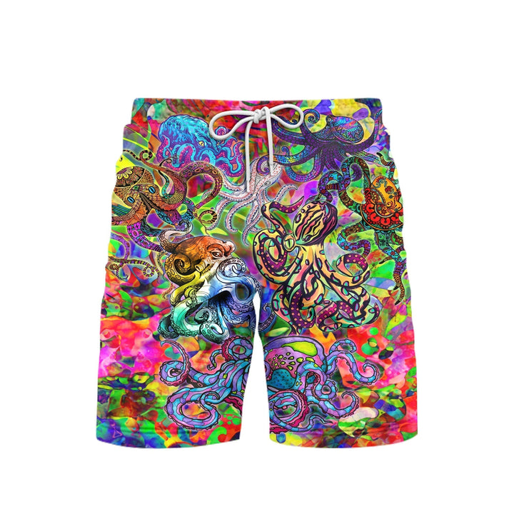 Traditional Dragon Beach Shorts For Men