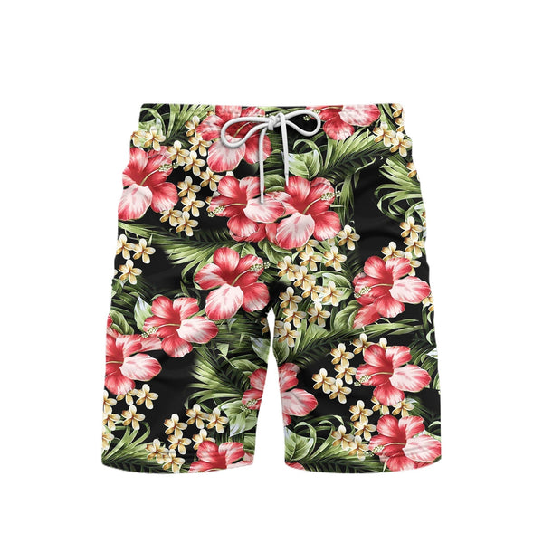 Tribal Tiki Aloha Beach Shorts For Men