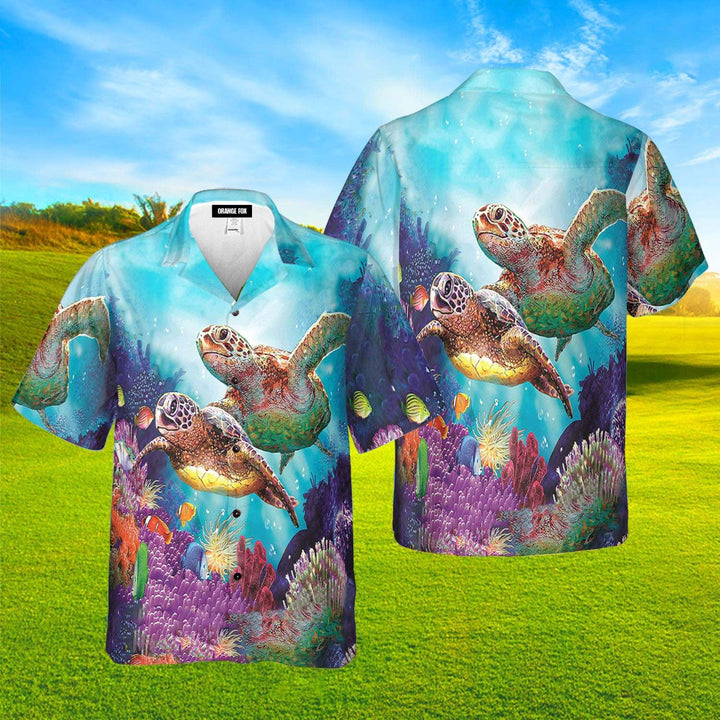 Turtle Hawaiian Shirt For Men & Women