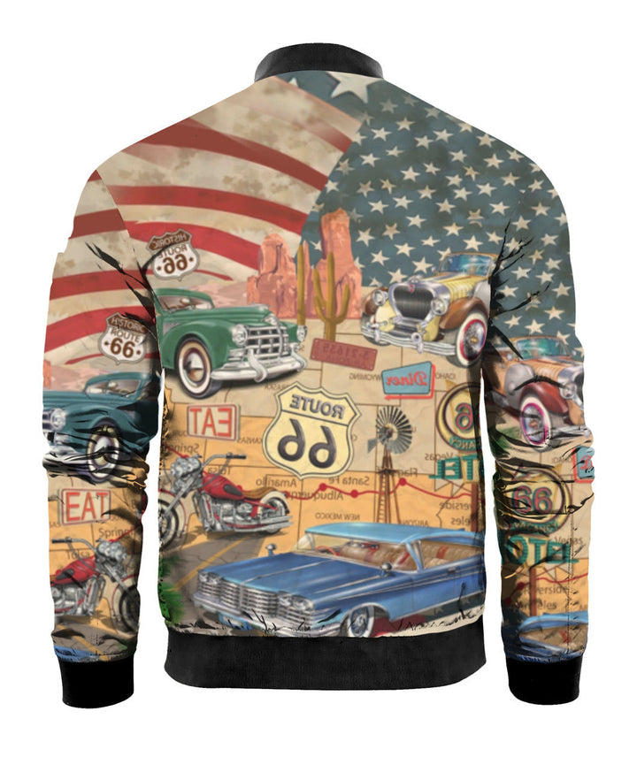 US Route 66 3D All Over Print | Unisex | Adult | HP1930-Gerbera Prints.