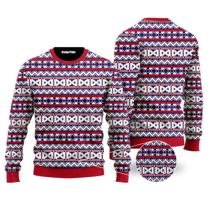 Vintage Knit Style Ugly Christmas Sweater For Men & Women