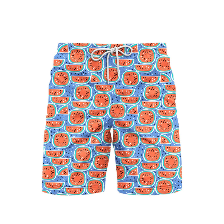 Watermelon Pattern Beach Shorts For Men