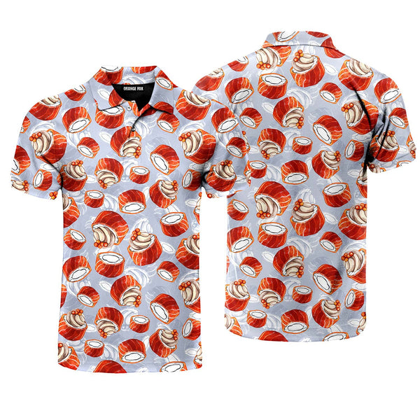 You Had Me At Sushi Cream Polo Shirt For Men